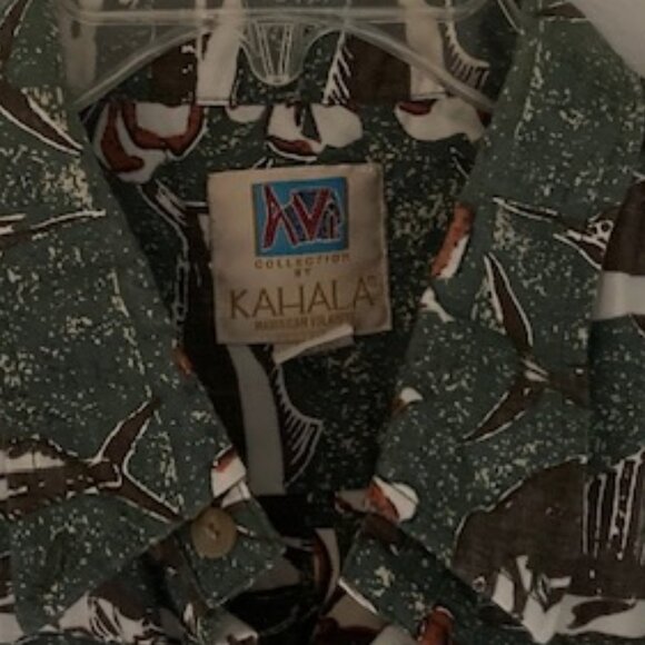 KAHALA HAWAII FINE HIGH END RESORT ALOHA WEAR HAWAII PLUMERIA HAWAIIAN FISH NICE - Picture 5 of 12